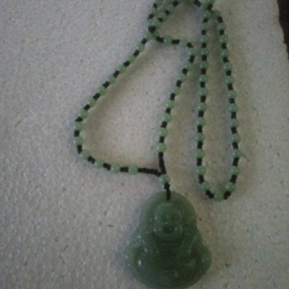 Jade Buddha Necklace